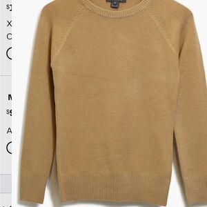 French Connection Tan Raglan Sleeve Crewneck Sweater Size XSmall